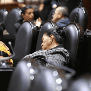 Diputada Herminia López confesó por qué se quedó dormida tras viralizarse su foto