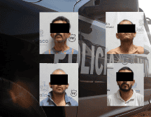 Los detenidos fueron identificados como Eduardo ‘N’, Cristian ‘N’, David ‘N’ y José ‘N’ de 28, 33, 34 y 50 años de edad respectivamente. EL INFORMADOR / ARCHIVO / ESPECIAL / POLICÍA DE TLAJOMULCO