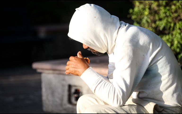 La situación de este grupo de la población se puede agravar con la temporada invernal en puerta:  ya hay registro reciente de tres fallecimientos en la Zona Centro de Guadalajara. EL INFORMDOR / ARCHIVO