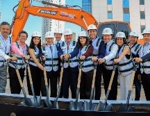 Colocación de la primera piedra de la Torre ALAC. GENTE BIEN JALISCO/ C. Jimeno