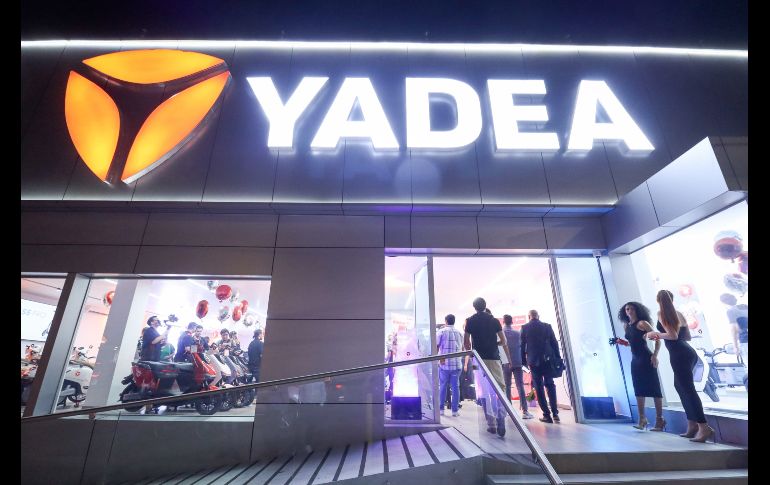 La marca de origen chino Yadea, líder mundial en investigación, desarrollo y producción de vehículos eléctricos completos de dos ruedas y sus componentes, inauguró el día de hoy su primera agencia en Guadalajara de la mano de la firma jalisciense Suomi. EL INFORMADOR / H. Figueroa