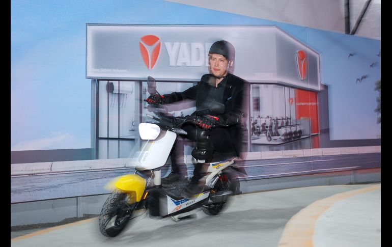 La marca de origen chino Yadea, líder mundial en investigación, desarrollo y producción de vehículos eléctricos completos de dos ruedas y sus componentes, inauguró el día de hoy su primera agencia en Guadalajara de la mano de la firma jalisciense Suomi. EL INFORMADOR / H. Figueroa