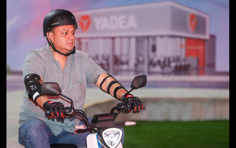 La marca de origen chino Yadea, líder mundial en investigación, desarrollo y producción de vehículos eléctricos completos de dos ruedas y sus componentes, inauguró el día de hoy su primera agencia en Guadalajara de la mano de la firma jalisciense Suomi. EL INFORMADOR / H. Figueroa