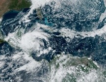 Fotografía satelital donde se muestra la localización de la tormenta tropical Sara cerca del sureste de México y Centroamérica. EFE