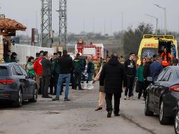 El resto de residentes, que no fueron afectados por las llamas, serán reubicados en una residencia de una provincia vecina. EFE/ J. CEBOLLADA