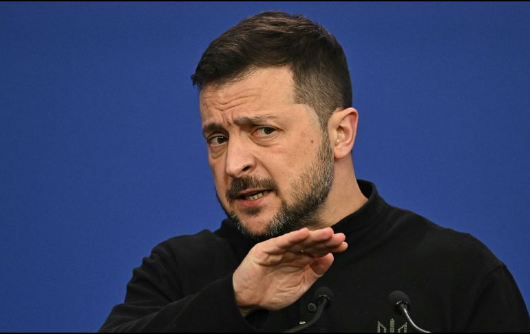 Cuestionado por las condiciones necesarias para un inicio de las negociaciones, Volodímir Zelenski estimó que sólo sería posible si 