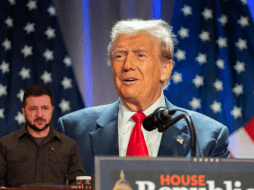 Donald Trump propuso un repliegue de la presencia estadounidense en el mundo, lo cual afectaría a la ayuda militar que recibe Ucrania. EFE/ARCHIVO/ ESPECIAL