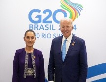 Claudia Sheinbaum y Joe Biden, presidentes de EU y México. X / @Claudiashein