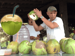 Incorporar agua de coco en la dieta ayuda a estimular la producción de colágeno, combatiendo los signos del envejecimiento. EL INFORMADOR / ARCHIVO
