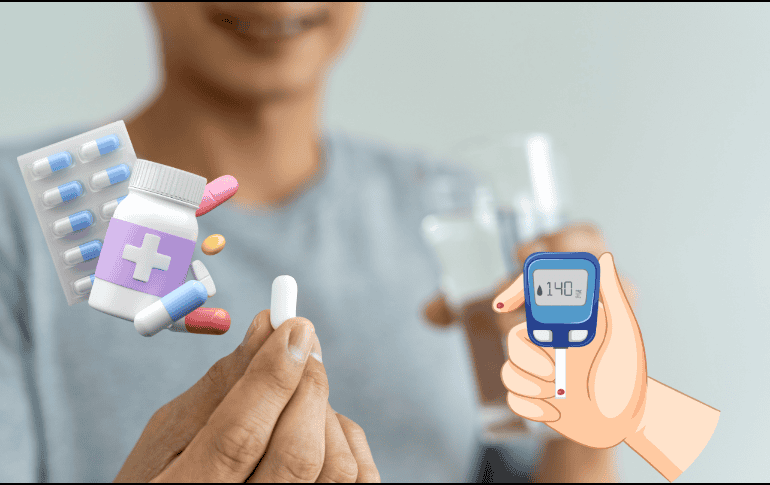 Los niveles de glucosa en nuestra sangre pueden verse afectados no sólo por los alimentos altos en calorías, sino por factores fisiológicos y el consumo de medicamentos. ESPECIAL/ CANVA