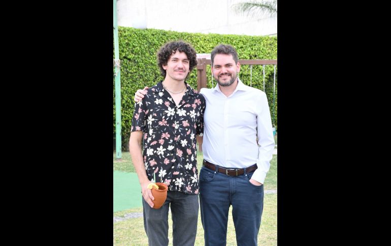 Mauricio Díaz y Alan Díaz. GENTE BIEN JALISCO/ M. Rached