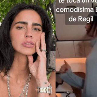 Bárbara de Regil explica la razón de hacer ejercicio en un avión y es tundida en redes