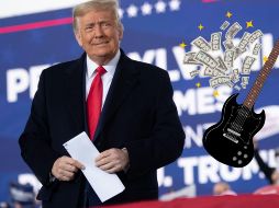 Este año, Trump también ha anunciado la venta de monedas de plata de 100 dólares con su rostro. CANVA / AFP / ARCHIVO