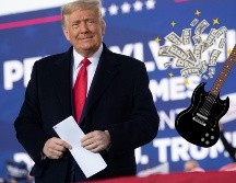 Este año, Trump también ha anunciado la venta de monedas de plata de 100 dólares con su rostro. CANVA / AFP / ARCHIVO