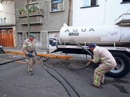 El SIAPA pondrá a disposición pipas de agua de manera gratuita. SUN / ARCHIVO