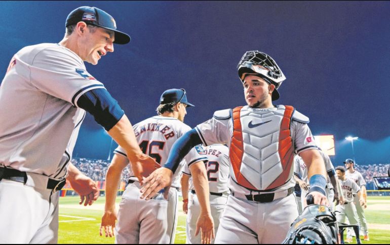 Los Astros de Houston barrieron a los Rockies en la más reciente visita de la MLB a México. ESPECIAL/Astros Houston