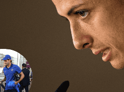 El mexicano Javier Hernández y el argentino Fernando Gago.  AP / EFE /ARCHIVO