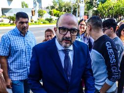 Villanueva explicó que estará apoyando a la persona que quede como rectora para gestionar recursos.  EL INFORMADOR/ A. Navarro