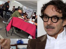 Gabriel Quadri fue captado inscribiéndose para recibir la Pensión del Bienestar. SUN/ ARCHIVO