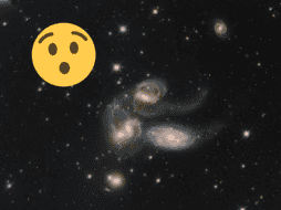 El Quinteto de Stephan constituye un laboratorio ideal para comprender la relación caótica entre las galaxias. Flickr