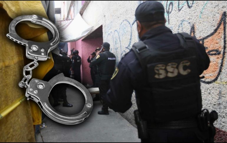 Personal de la SSC aprehendió a 10 hombres y una mujer por el delito de Asociación Delictuosa. SUN / ARCHIVO