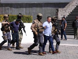 Entre los implicados hay presidentes municipales, directores de seguridad y otros funcionarios señalados por delitos graves como extorsión, secuestro exprés y homicidio. SUN/ A. Hernández.