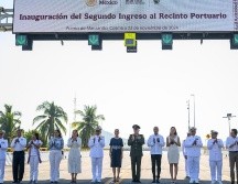 Claudia Sheinbaum inauguró el arranque de las obras de construcción del Puerto Nuevo Manzanillo – Cuyutlán. ESPECIAL/GOB. DE MÉXICO