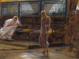 «Mi Reino no es de este mundo. Si mi Reino fuera de este mundo, mis servidores habrían luchado para que no cayera yo en manos de los judíos». WIKIPEDIA/«Jesús ante Pilato», de James Tissot