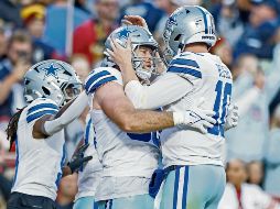 Los Cowboys le propinaron su tercera derrota en fila a los Commanders. AFP