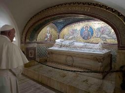 El dispositivo en la tumba de San Pedro será inaugurado el 2 de diciembre por el papa Francisco. AFP / ARCHIVO