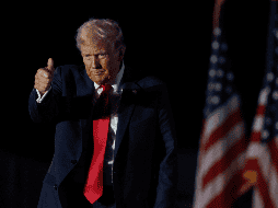 A través de su red social, Truth, ha dirigido amenazas a México y Canadá. EFE/ARCHIVO