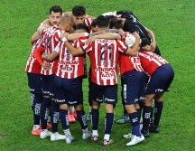 Reunión de Chivas previa al partido correspondiente al Play In contra los Rojinegros del Atlas. IMAGO7