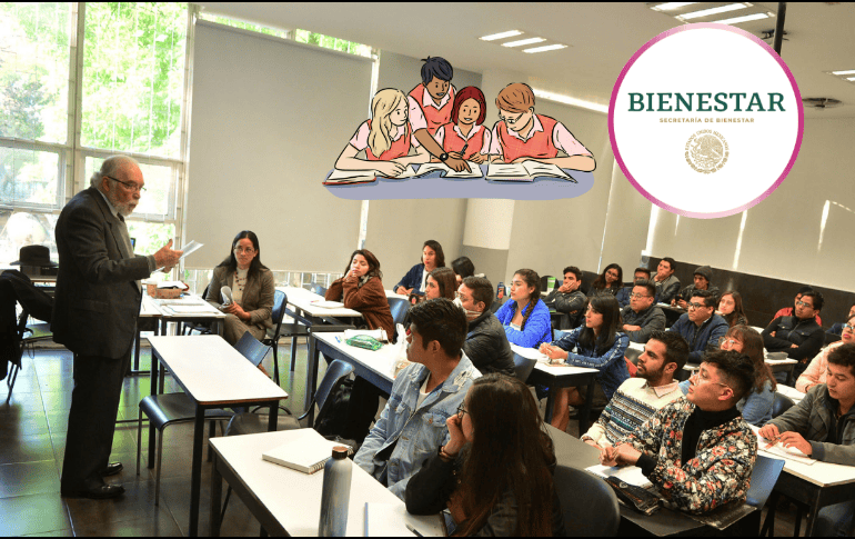 Los estudiantes reciben apoyos económicos con las becas del Bienestar. NTX / ARCHIVO