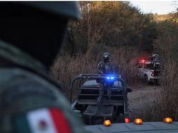 Elementos de la Guardia Nacional y del Ejército Mexicano localizaron y aseguraron un laboratorio clandestino de aproximadamente 200 metros cuadrados destinado a la producción de drogas sintéticas en la comunidad de Andocutín, municipio de Acámbaro, Guanajuato. SUN / D. Simón