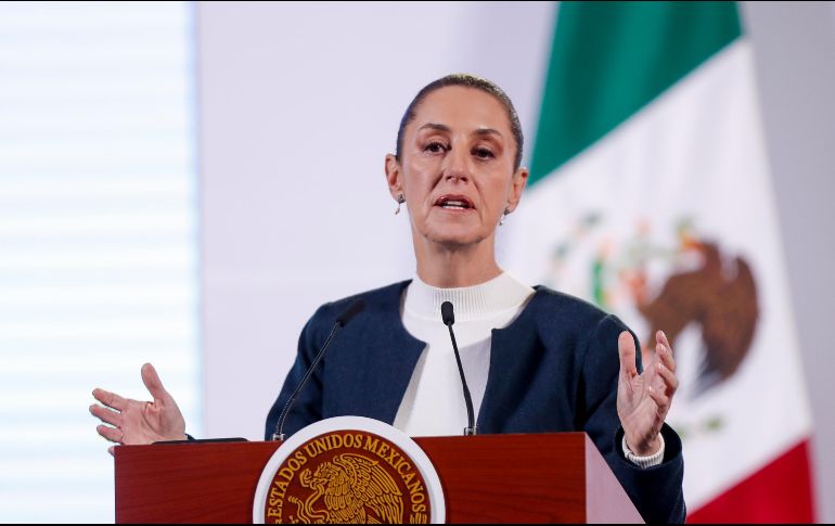 La Presidenta explicó que, tal como lo plantea en la carta, espera que se pueda dar el encuentro para hablar de migración, violencia, tráfico de armas hacia México. EFE/ J. Esquivel