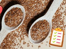 La semilla de lino también puede ayudar a aliviar síntomas de la menopausia, ya que contienen antioxidantes lignanos que regulan las hormonas.ESPECIAL/Pexels y Canva