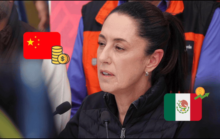 La presidenta Claudia Sheinbaum habla positivamente sobre la relación México-China. SUN/F. Rodriguez