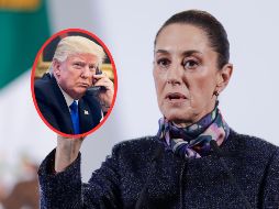 CLAUDIA SHEINBAUM. La llamada ocurrió tras el anuncio de Trump sobre que una de sus primeras órdenes ejecutivas será imponer aranceles a 
