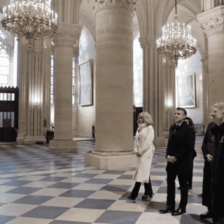 Revelan el interior renovado de Notre Dame tras el devastador incendio