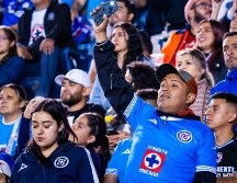 Afición del Cruz Azul durante el partido correspondiente a la jornada 17 del torneo Apertura 2024 de la Liga BBVA MX. IMAGO7
