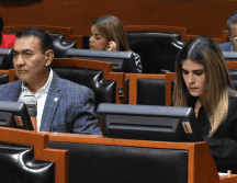 Dejan sus curules Priscilla Franco y Salvador Zamora. CORTESÍA.