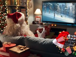 Navidad es la época ideal para pasar un momento acogedor frente a la televisión mientras se ve alguna cinta. ESPECIAL / CANVA