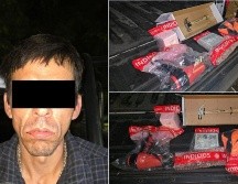 El detenido dijo llamarse Alejandro “N”, de 39 años, quien ya fue puesto a disposición del Ministerio Público. ESPECIAL / POLICÍA DE GUADALAJARA