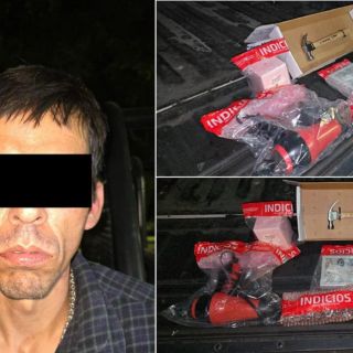 Capturan a presunto robacasas en Jardines de la Paz