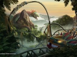 La Serpiente Emplumada es una de las figuras más importantes en las culturas mesoamericanas, conocida principalmente como Quetzalcóatl entre los mexicas (aztecas) y como Kukulkán en la cultura maya.  Captura de pantalla//rcdb/Vekoma/VidantaWorld