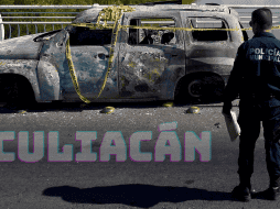 Por la mañana se encontraron los restos de un auto incendiado, donde tuvo lugar también una balacera. AFP / ARCHIVO