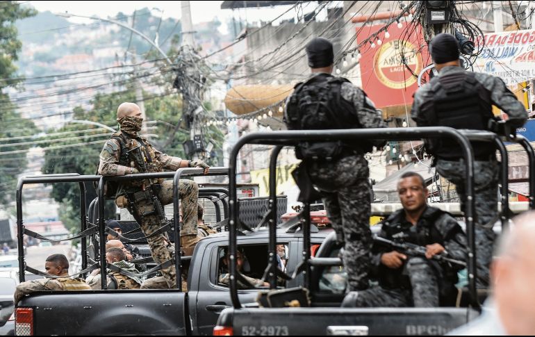 Múltiples operativos en Brasil se encuentran en las calles con el objetivo de buscar criminales. EFE