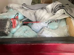 Durante este decomiso histórico dos hombres fueron detenidos y se aseguraron armas de fuego. ESPECIAL