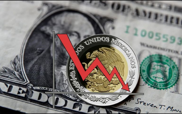 El peso presenta una depreciación de 0.09% o 2 centavos respecto a la jornada anterior. EFE / ARCHIVO