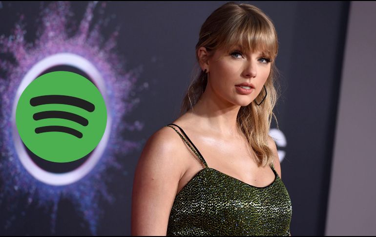 Taylor Swift es la artista más escuchada en Spotify por segundo año consecutivo.